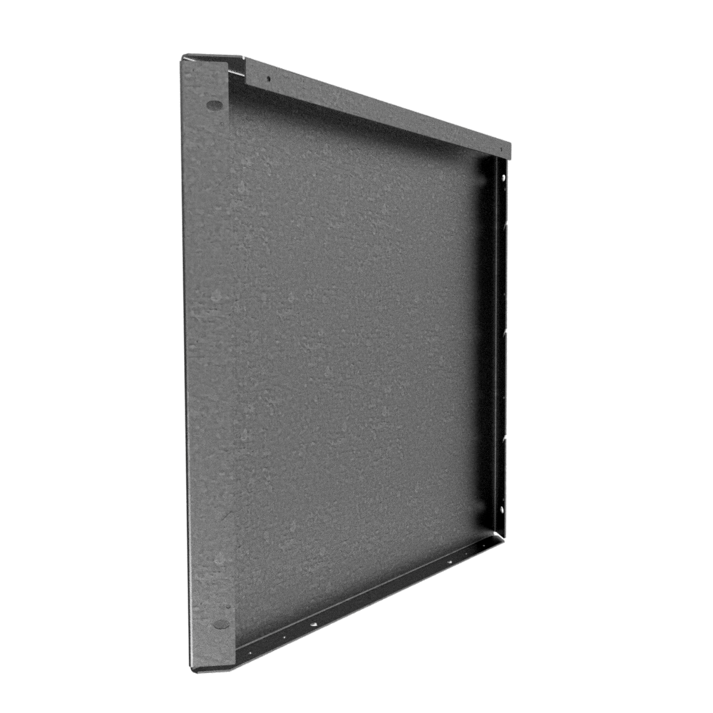 Straightcurve Zero-Flex Planter Panel Galvanised 560mm Tall x 600mm - Bulk (10 Panels)