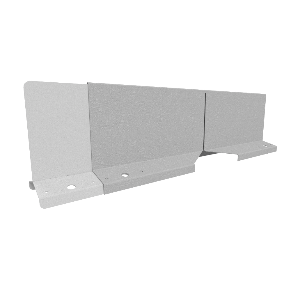 Straightcurve Zero-Flex Garden Edging Corner Piece Galvanised Steel 150mm