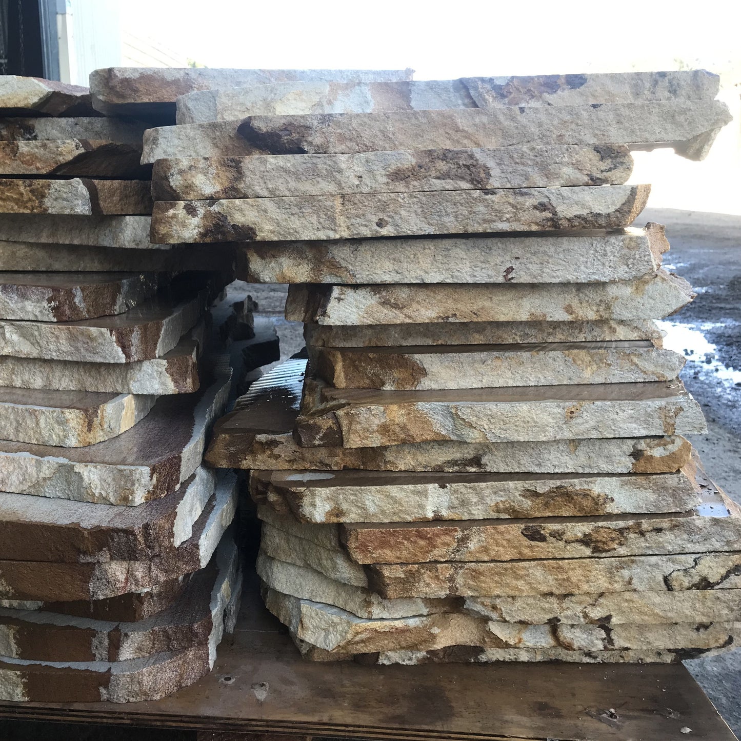 Crazy Sawn Sandstone Slabs
