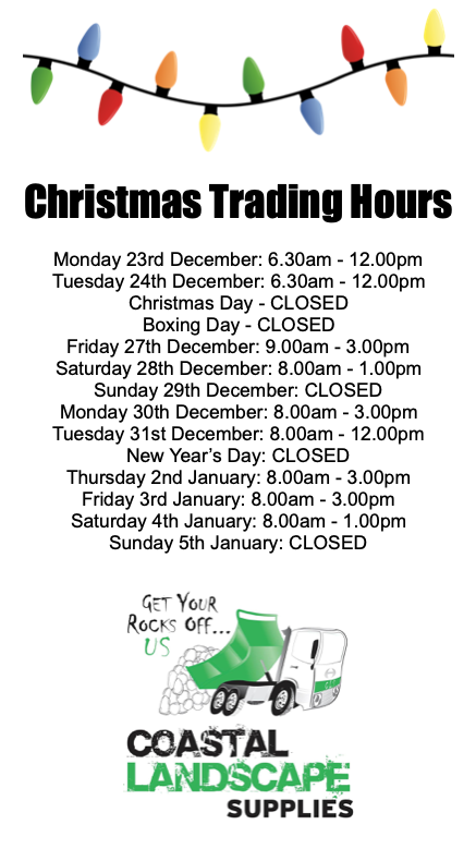 Christmas & New Year Trading Hours