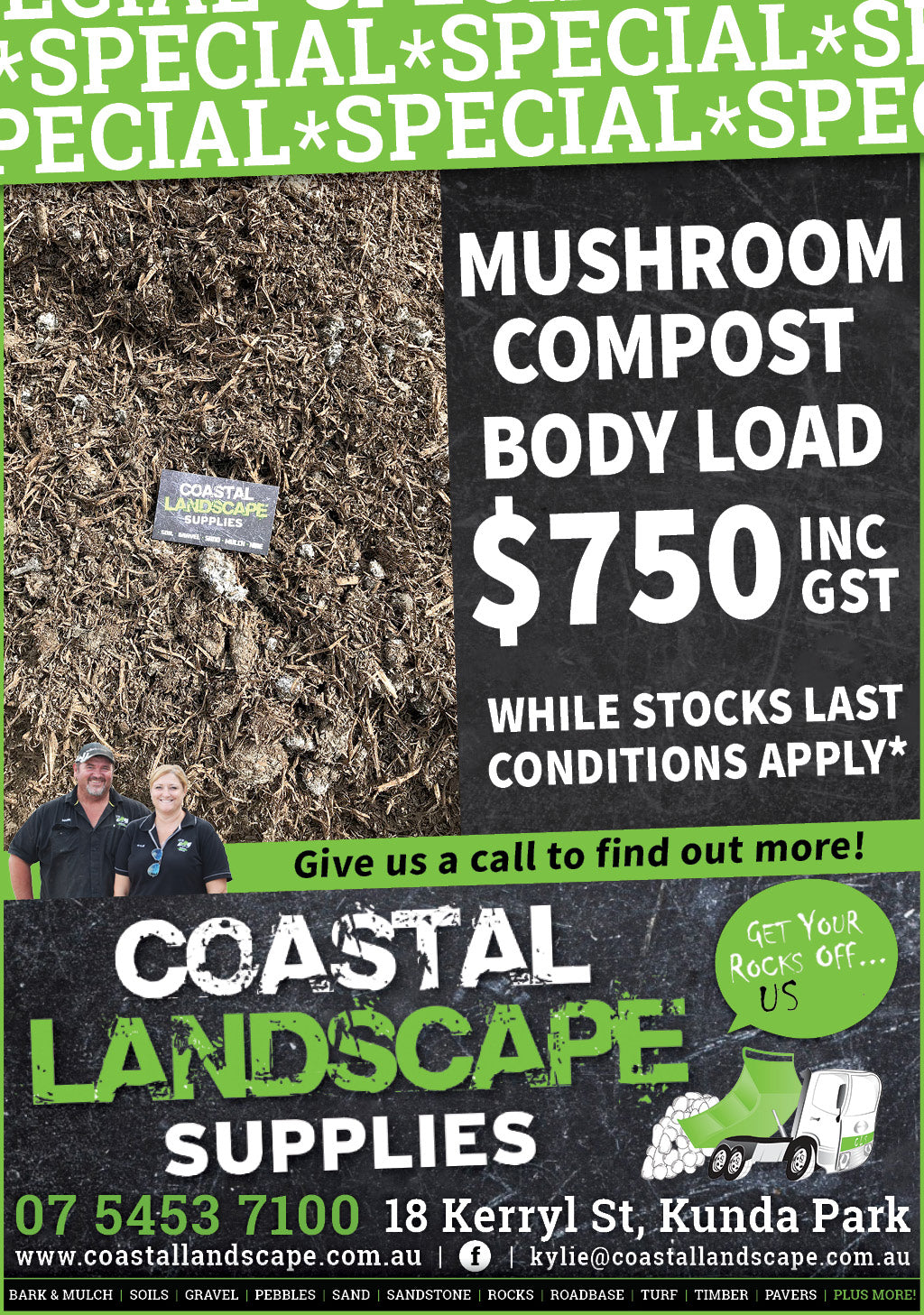 Body Load Mushroom Compost
