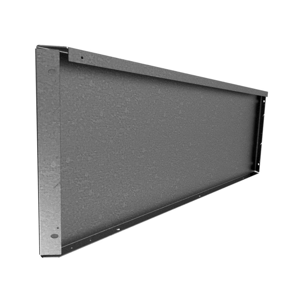 Straightcurve Zero-Flex Planter Panel Galvanised 400mm Tall x 1200mm - Bundle (10 Panels)