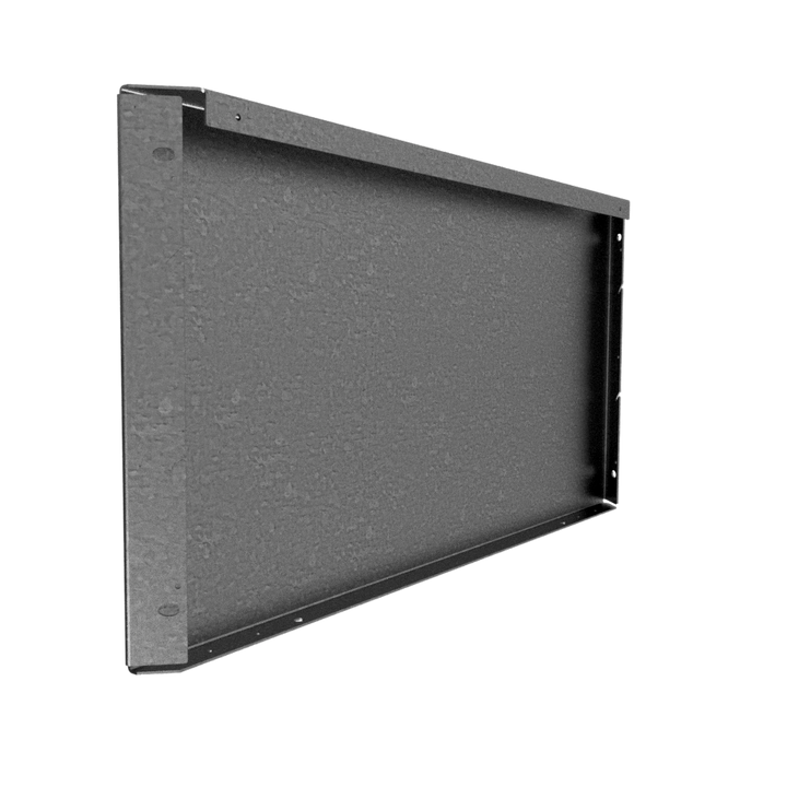 Straightcurve Zero-Flex Planter Panel Galvanised 400mm tall x 800mm  - Bundle (10 Panels)