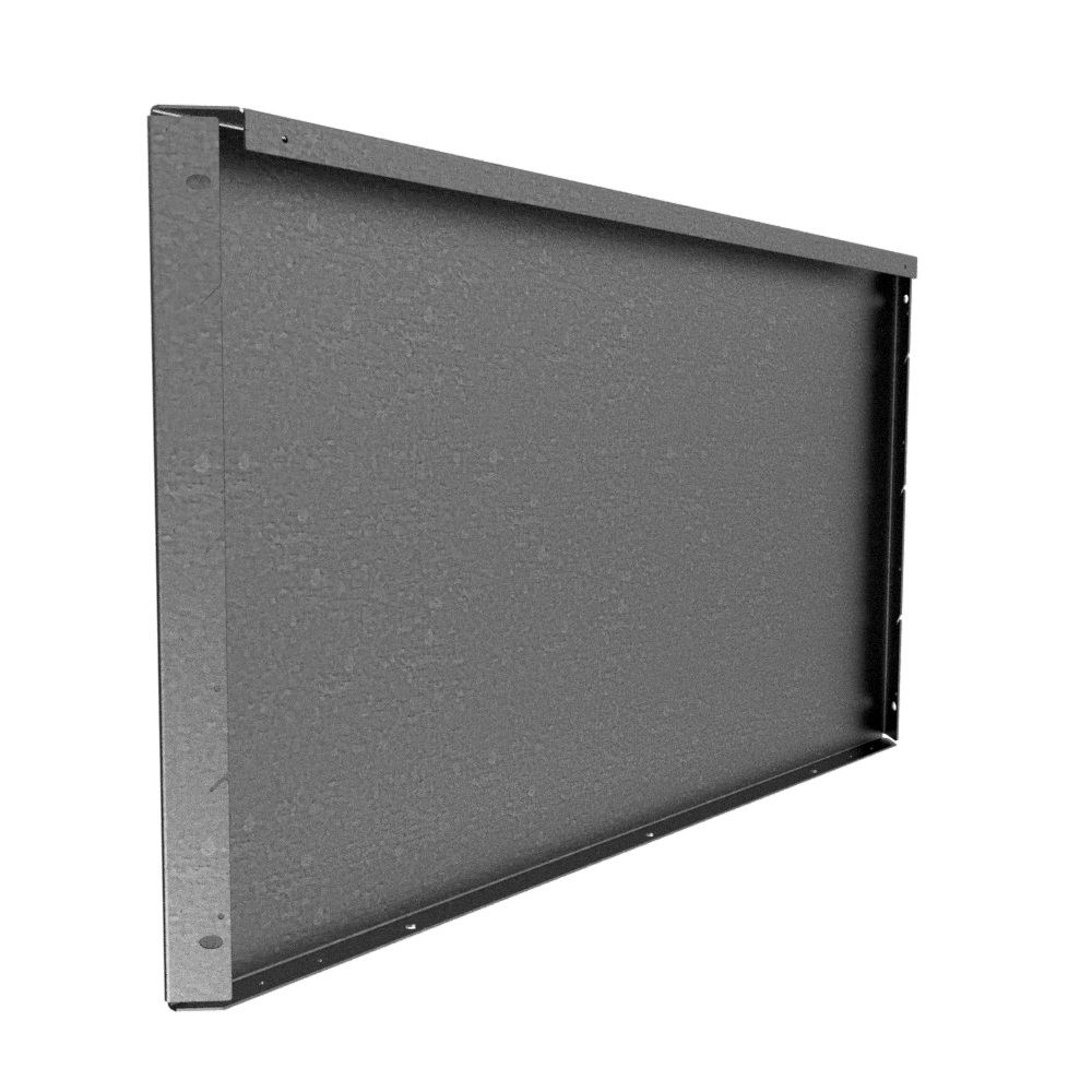 Straightcurve Zero-Flex Planter Panel Galvanised 560mm Tall x 1000mm
