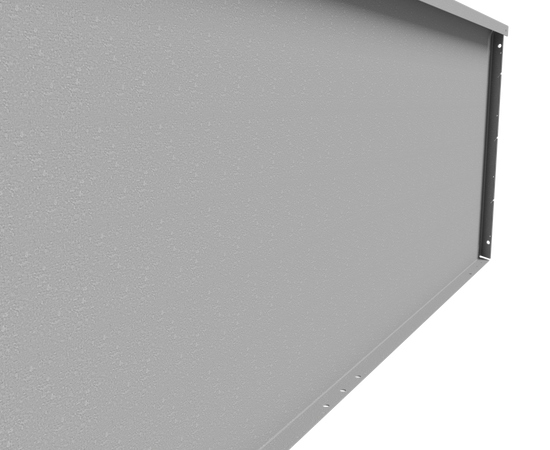 Straightcurve Zero-Flex Planter Panel Galvanised 560mm Tall x 2000mm - Bundle (10 Panels)