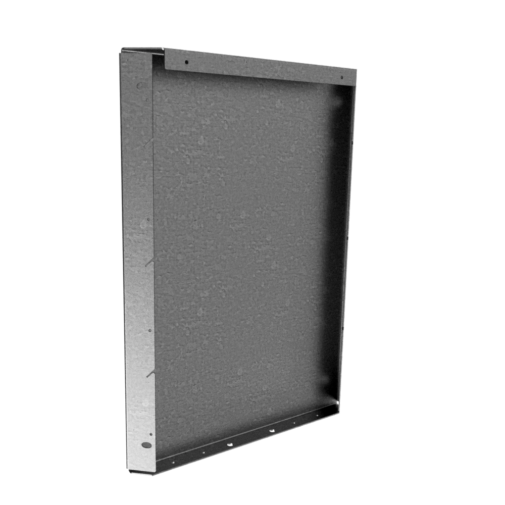 Straightcurve Zero-Flex Planter Panel Galvanised 560mm Tall x 400mm