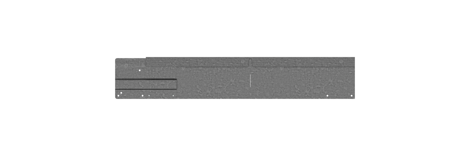 Straightcurve Flex Garden Edging Corner Piece Galvanised Steel 100mm - Bulk Bundle