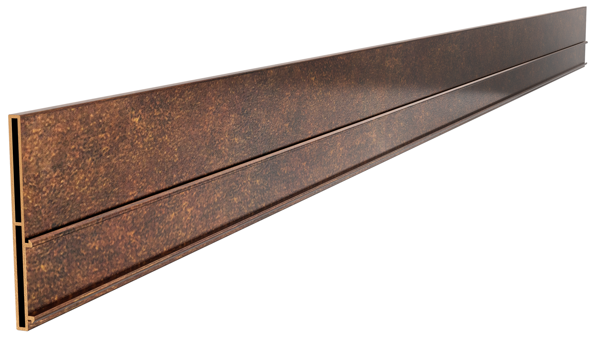 Hedge 100mm Heavy Duty Weathered Steel Aluminium Garden Edging