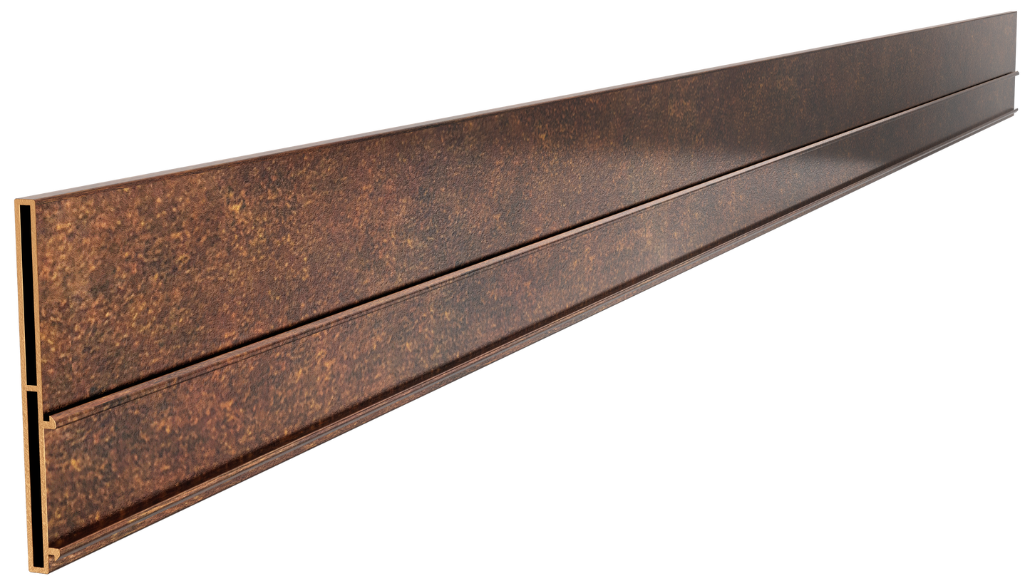 Hedge 75mm Heavy Duty Weathered Steel Aluminium Garden Edging