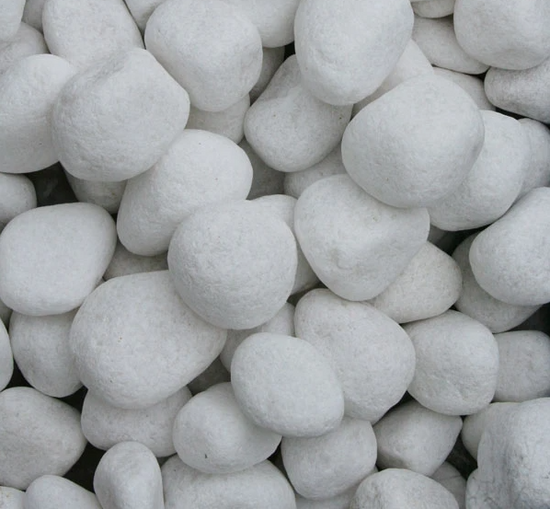 Kashmiri Pebble Snow White 4-6mm 10Kg