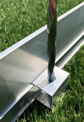 Hedge Steel Twist Shank Fixing Spike 250mm