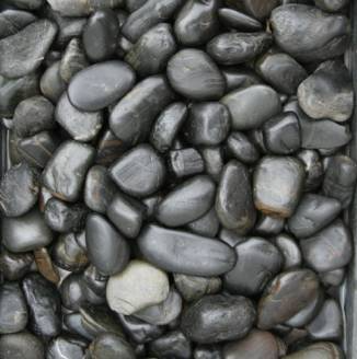 Kashmiri Pebble Polished Black