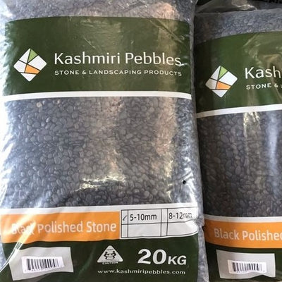 Kashmiri Pebble Polished Black