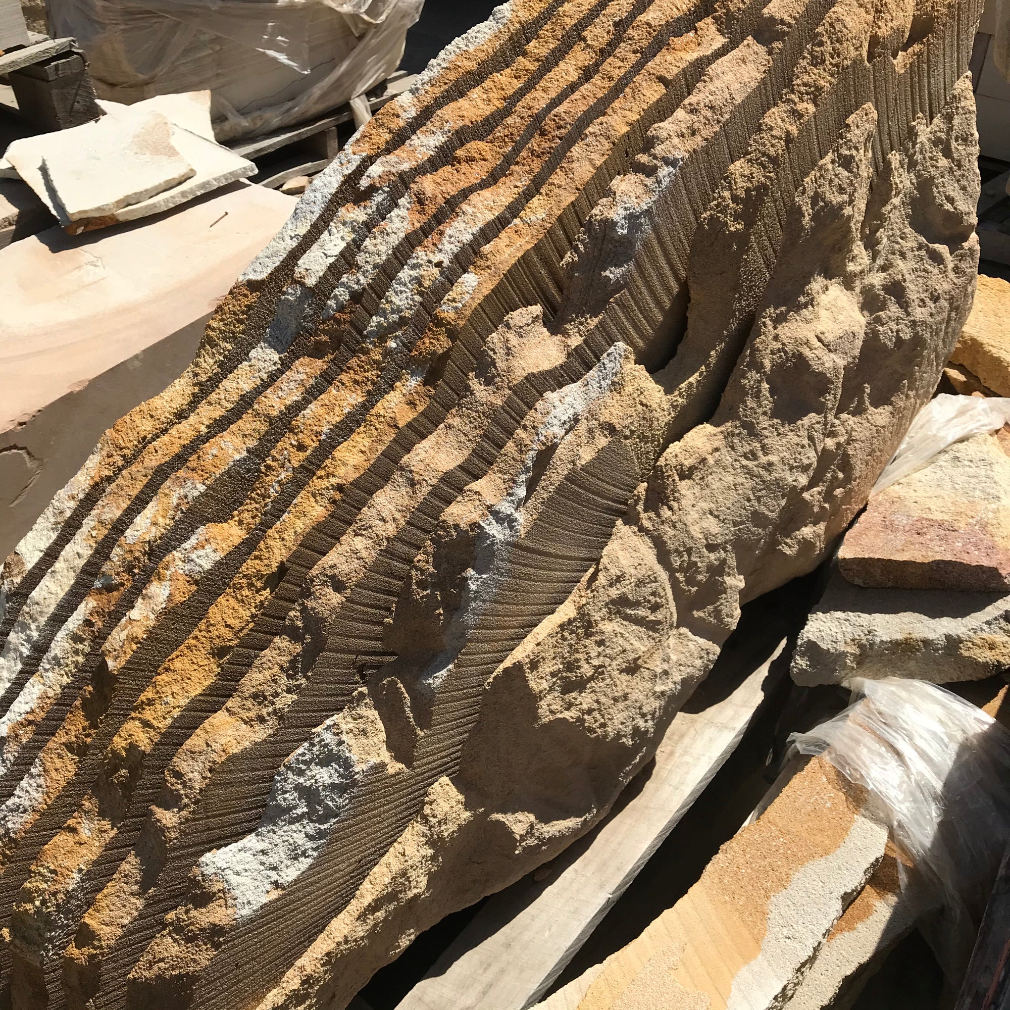 Crazy Sawn Sandstone Slabs