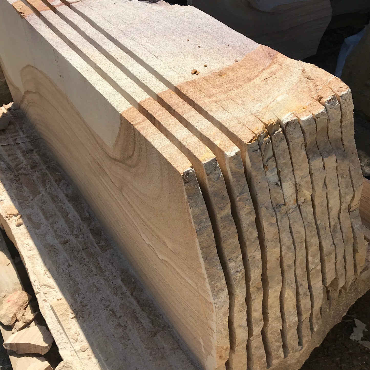 Crazy Sawn Sandstone Slabs