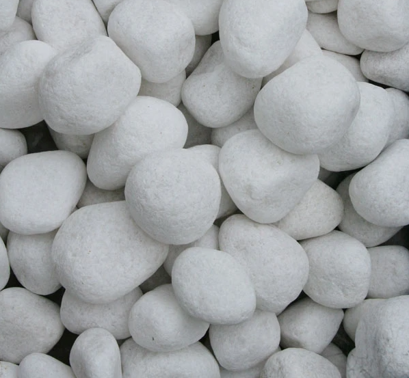Kashmiri Pebble Snow White