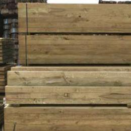 Timber Treated Pine Sleepers - 2.4m x 200mm x 50mm